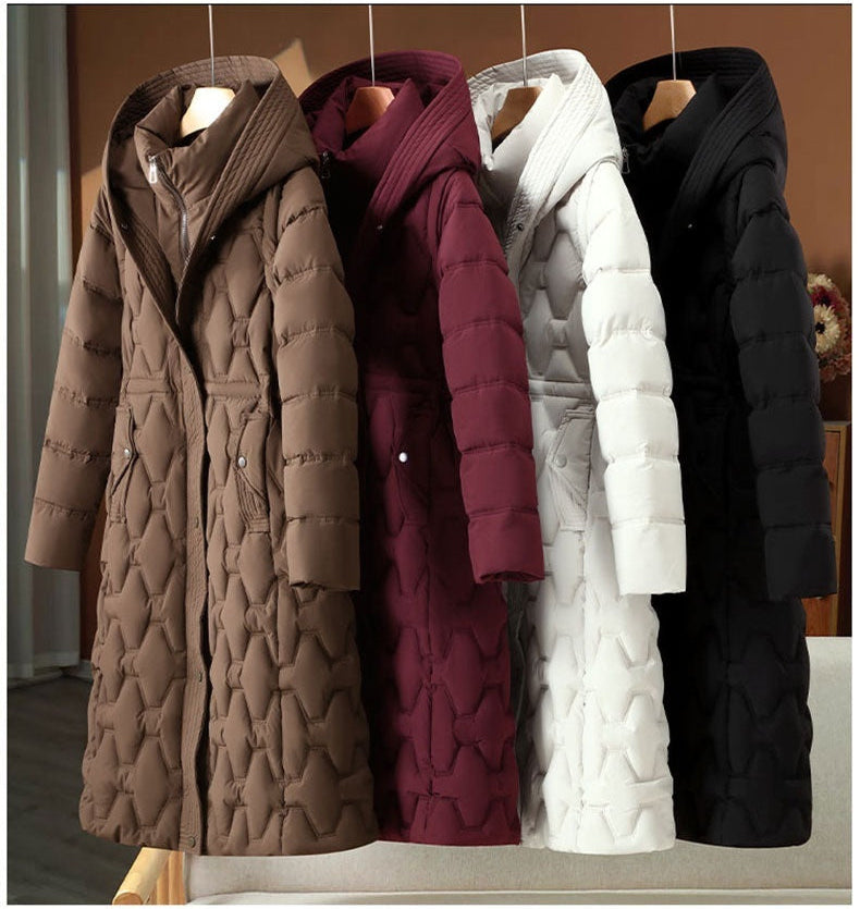 Branimira - Kapüşonlu Uzun Aşağı Ceket