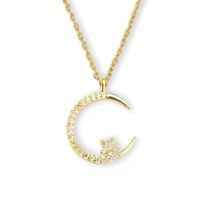 Yalessa - Ay Motifli Zarif Kolye