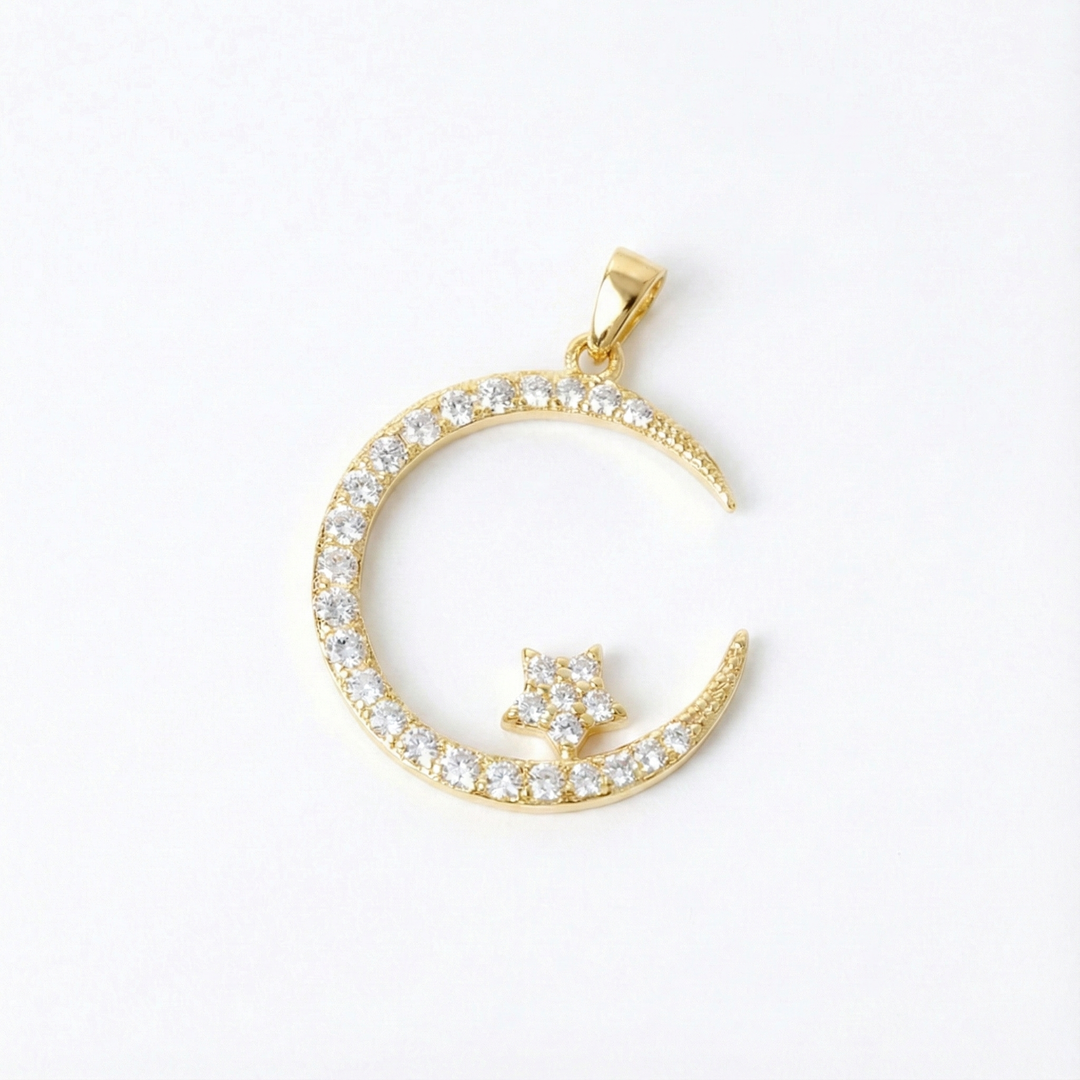 Yalessa - Ay Motifli Zarif Kolye