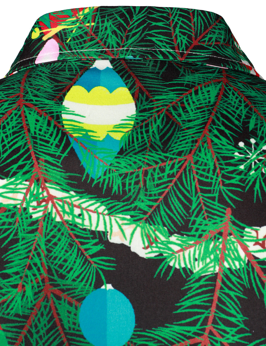 Gason - Erkekler için Noel Ağacı Kamuflaj Desenli Normal Kesim Eğlenceli Kıyafet Temalı Üst Uzun Kollu Gömlek