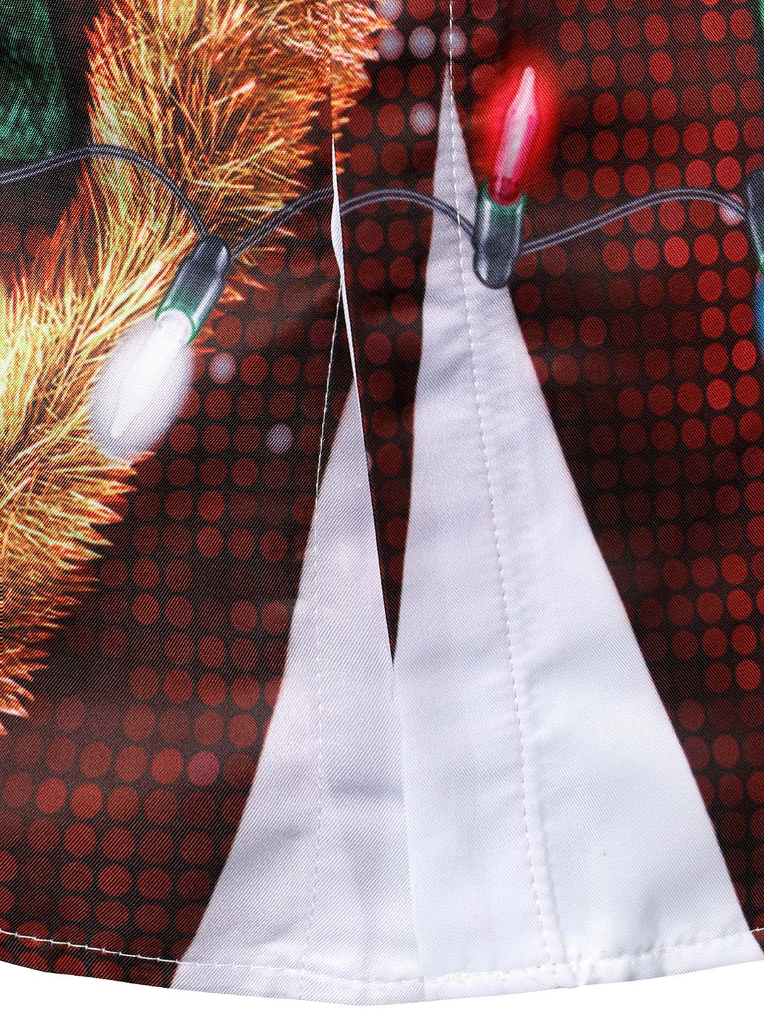 Bryce - Erkekler için Noel Eğlencesi Kıyafeti Tema Üst Tatil Düğmeli Uzun Kollu Gömlek