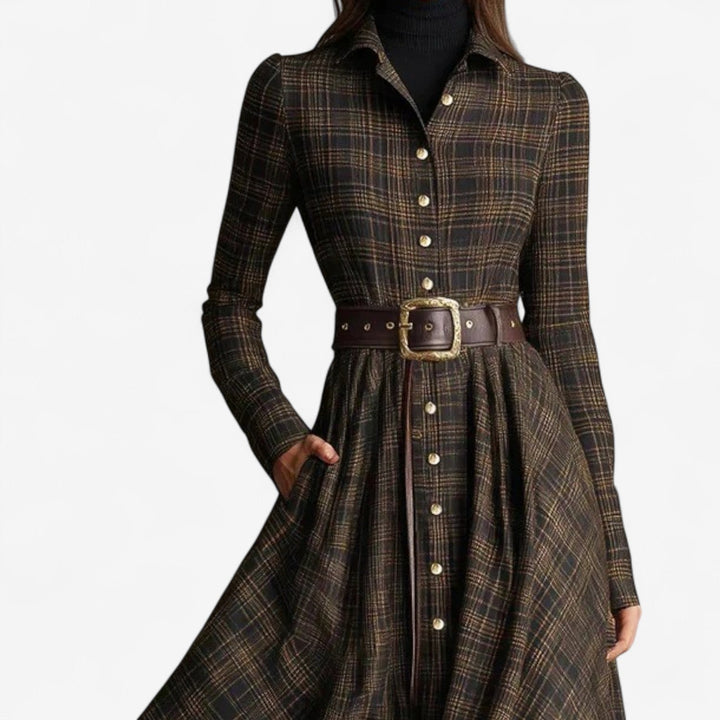 Jannali - Elastik Bel Maxi Elbise