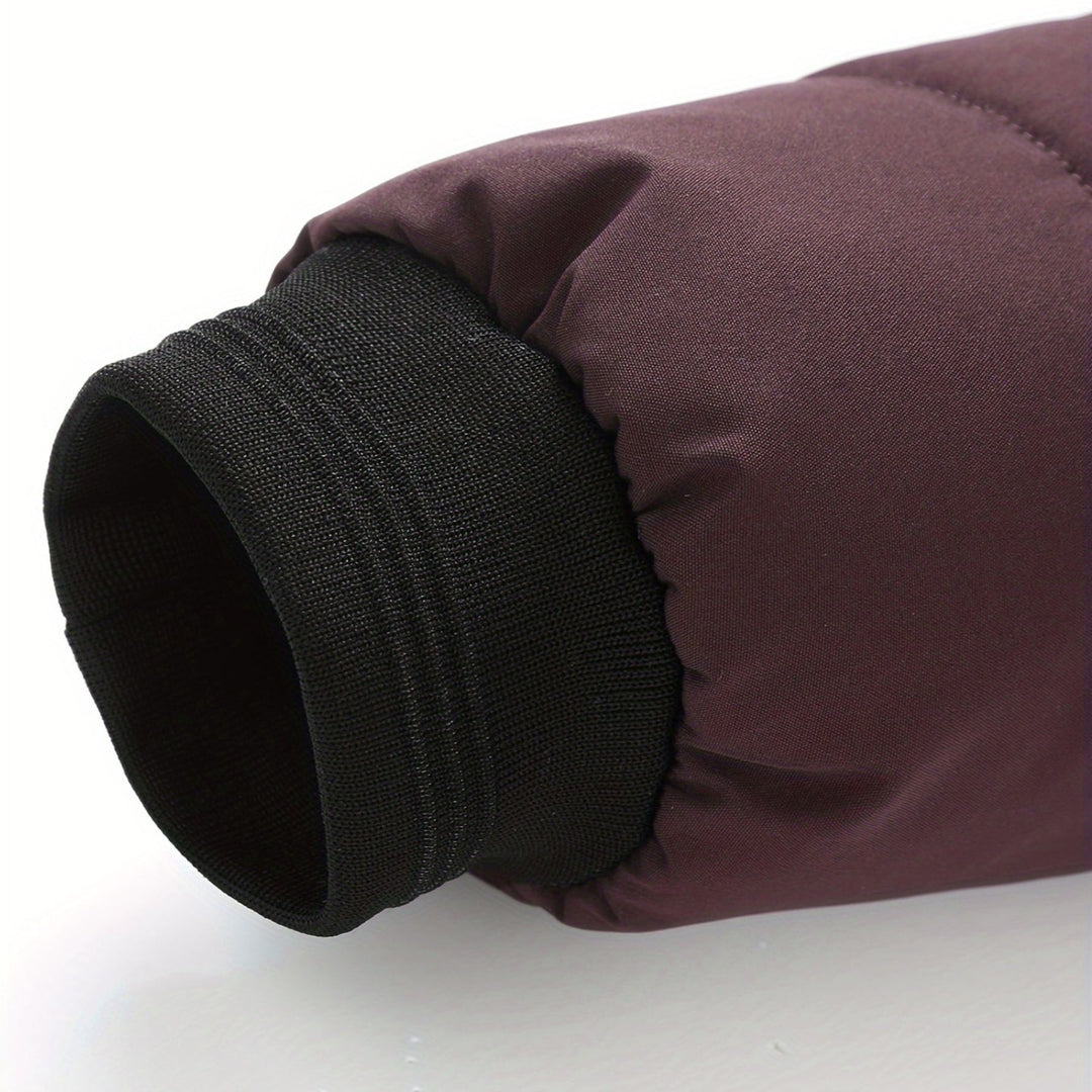 Franjo - Fermuarlı Şık Kışlık Ceket