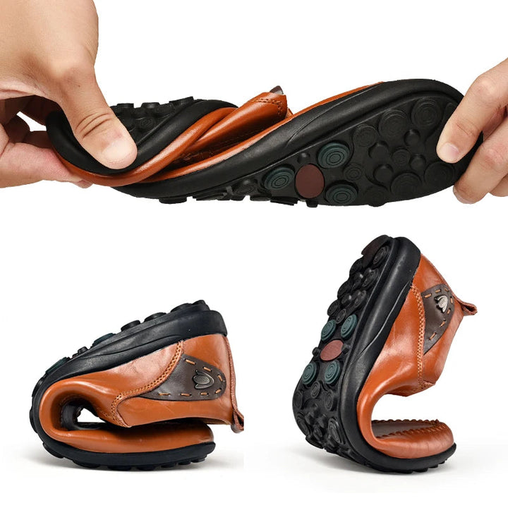 Shalav - Günlük Deri Slip-On Ayakkabı