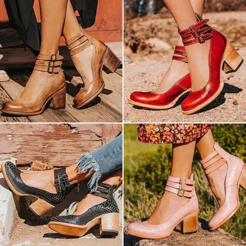 Steffie – Ahşap Yüksek Topuklu Ayakkabı