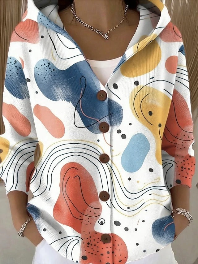 Shaharit - Düğmeli Zarif ve Rahat Hırka