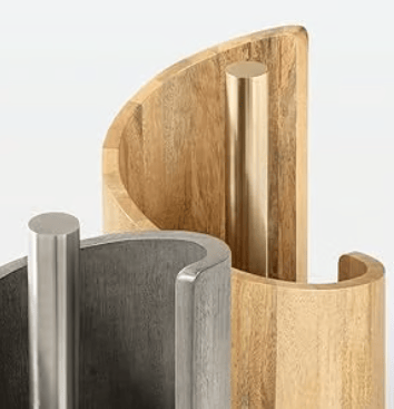 WoodRipple -  Ahşap Tuvalet Kağıdı Tutucu Standı