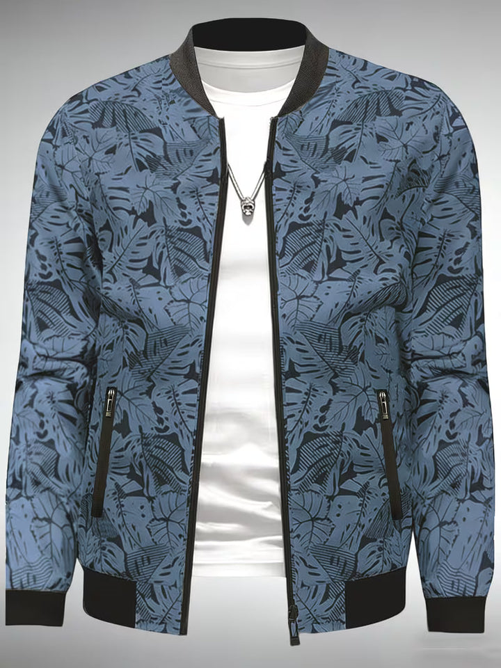 Dagan - Fermuarlı Rahat Uzun Kollu Spor Ceket