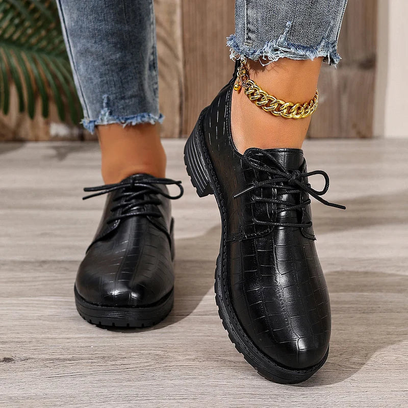 Niyra – Kalın Tabanlı Bağcıklı Derby Ayakkabı