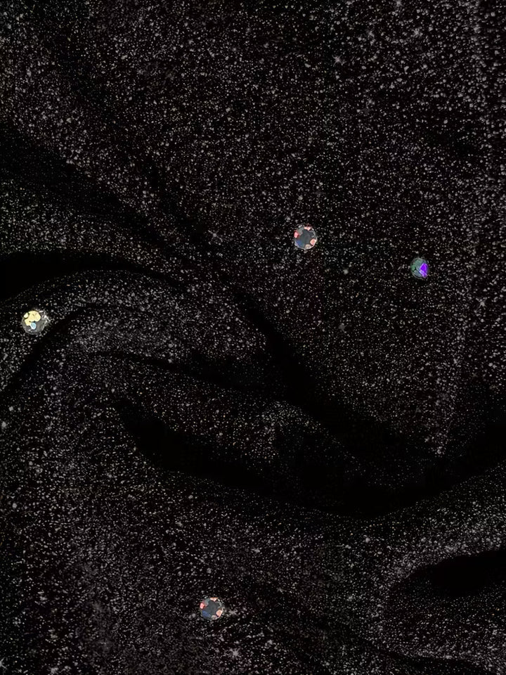 Eglantina - Yoğun Nakışlı Boncuklu Midi Elbise