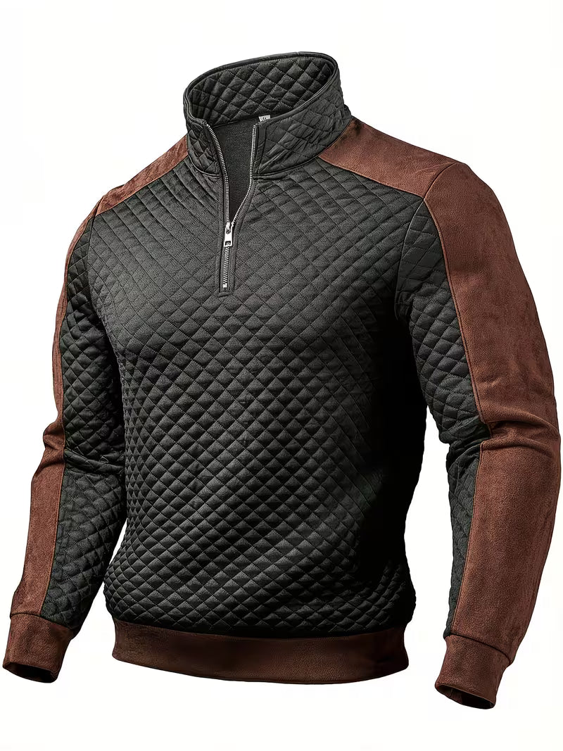 Gioele - Uzun Kollu Fermuarlı Gömlek