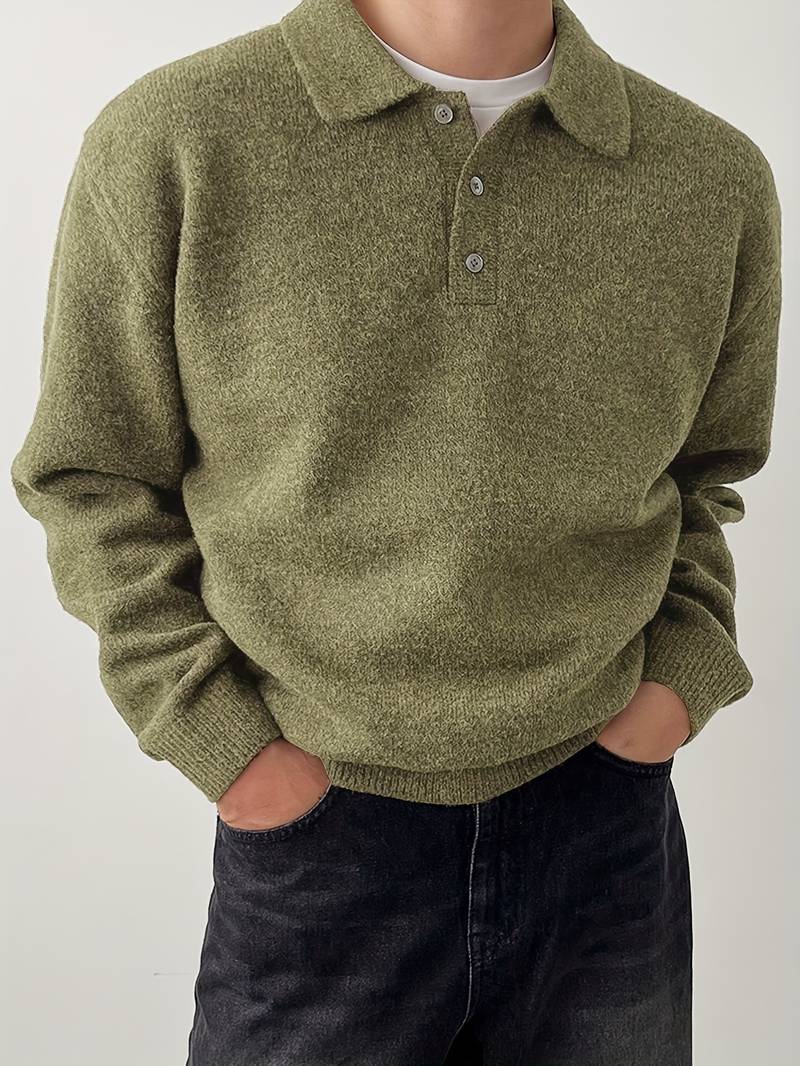 Eliran - Zarif Uzun Kollu Balıkçı Yaka Örgü Üst