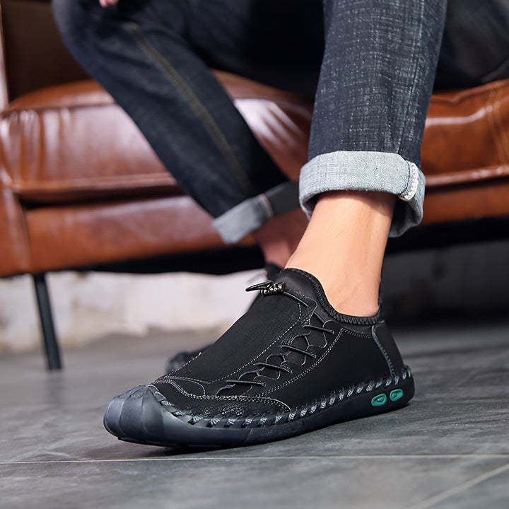 Razam - Kaymaz Tabanlı Deri Spor Ayakkabı