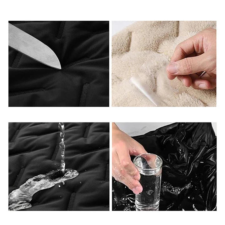 Stevie - Kapitone Kolsuz Yün Yelek