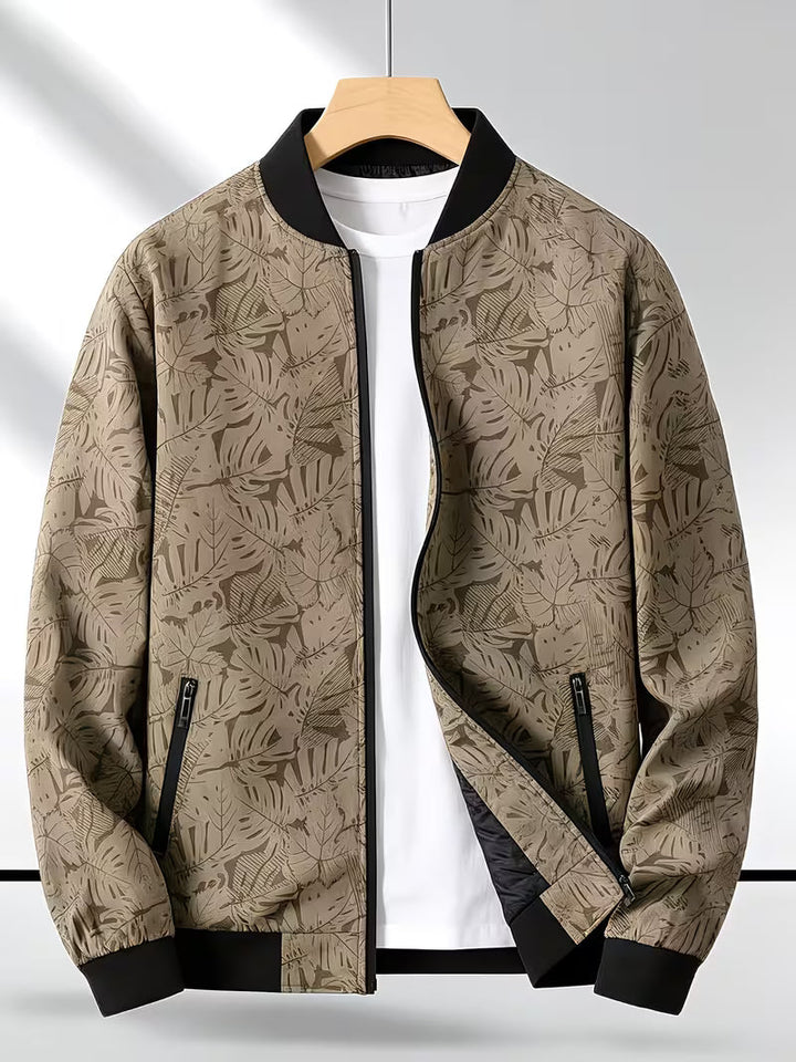 Dagan - Fermuarlı Rahat Uzun Kollu Spor Ceket