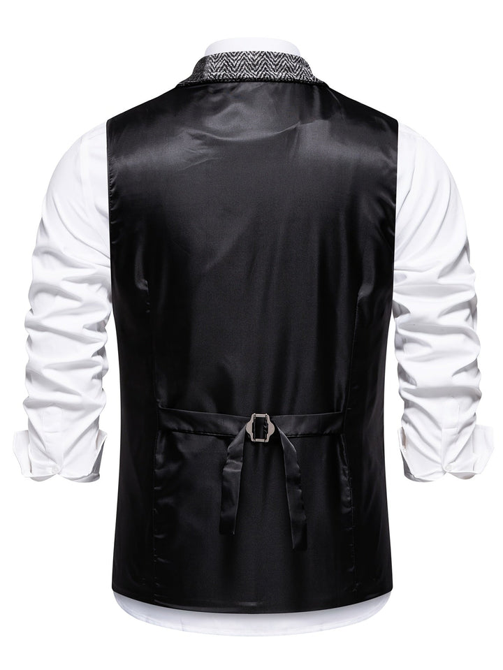 Saverse - Yamaiş Balıksırtı Tweed Yelek