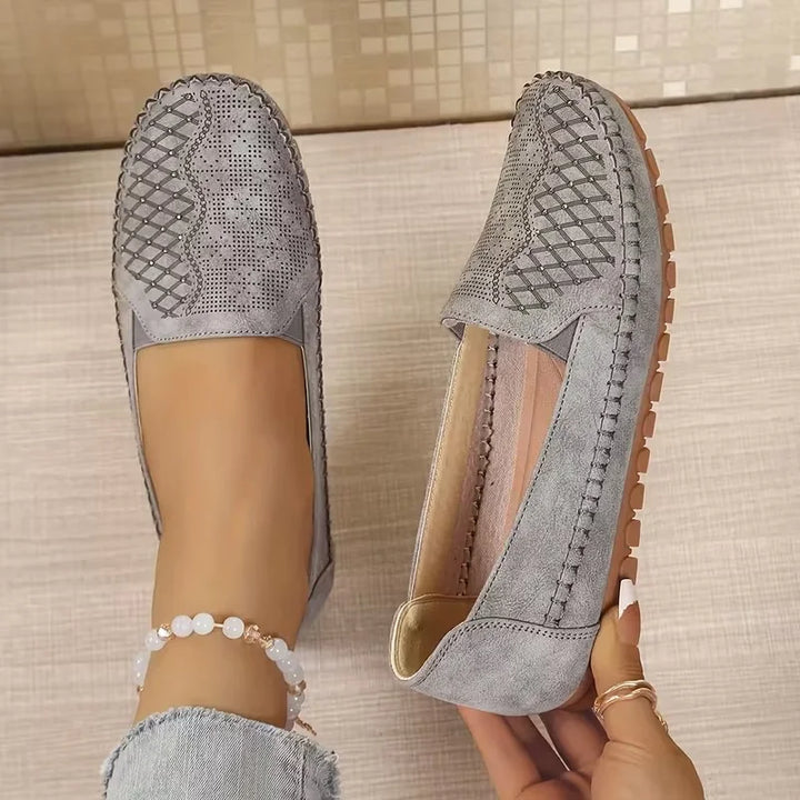 Efraya - Şık Vintage Düz Sandalet