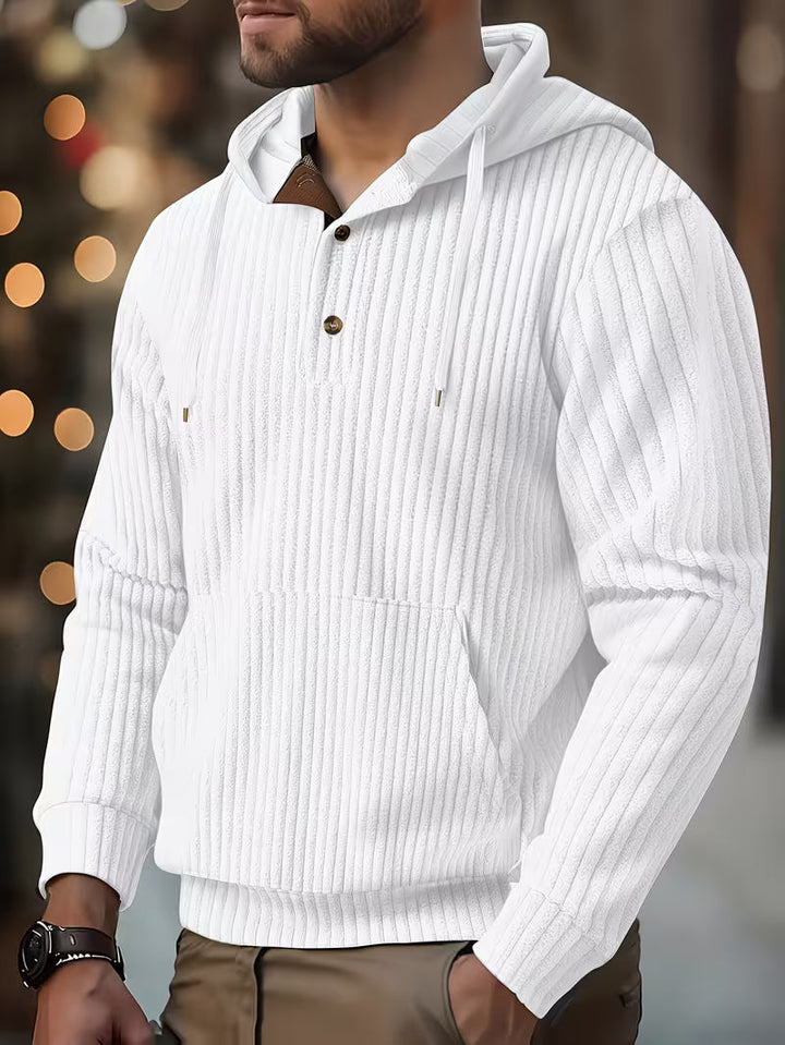 Colman - Zarif Dokulu Kapüşonlu Sweatshirt