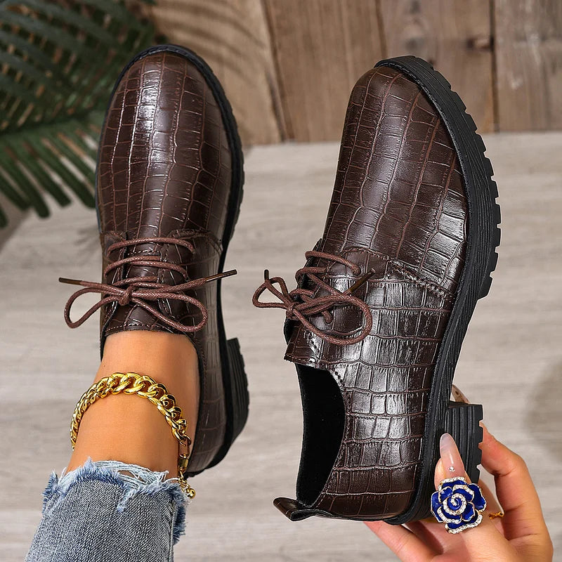 Niyra – Kalın Tabanlı Bağcıklı Derby Ayakkabı