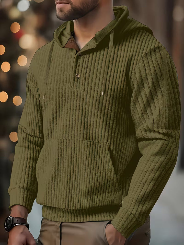 Colman - Zarif Dokulu Kapüşonlu Sweatshirt