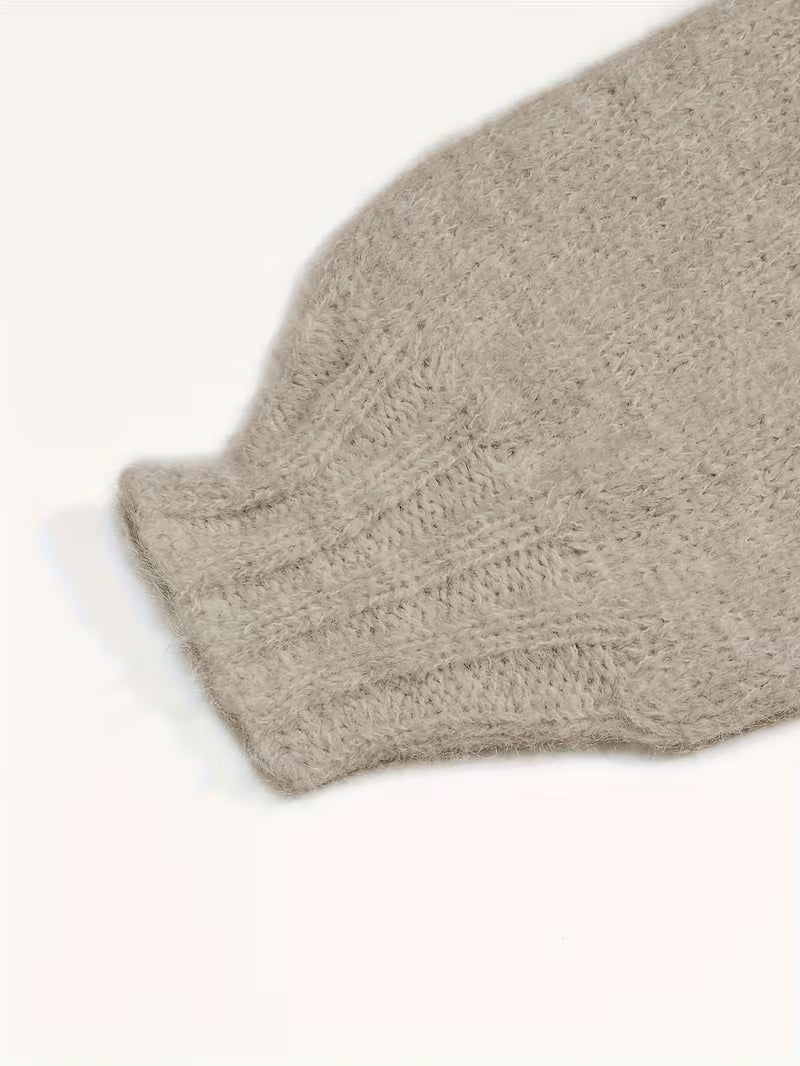 Dariya - Kısa ve Yumuşak Örgü Kazak