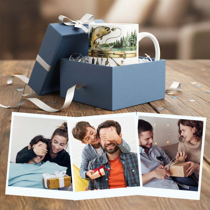 TackleMug - Balıkçılık Motifli Kahve Kupa