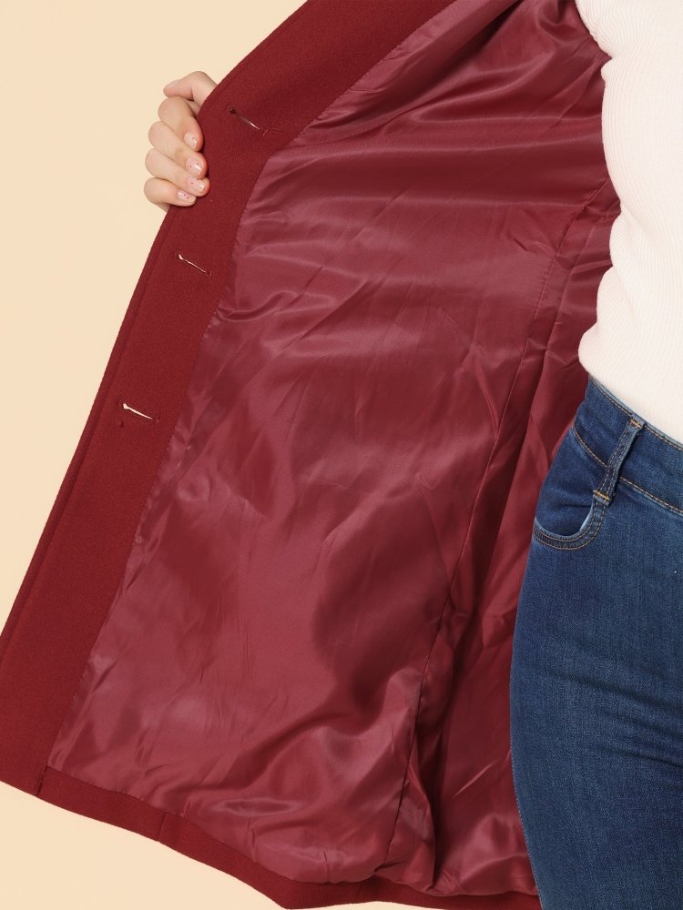 Stefenia - Düğmeli Kışlık Mont